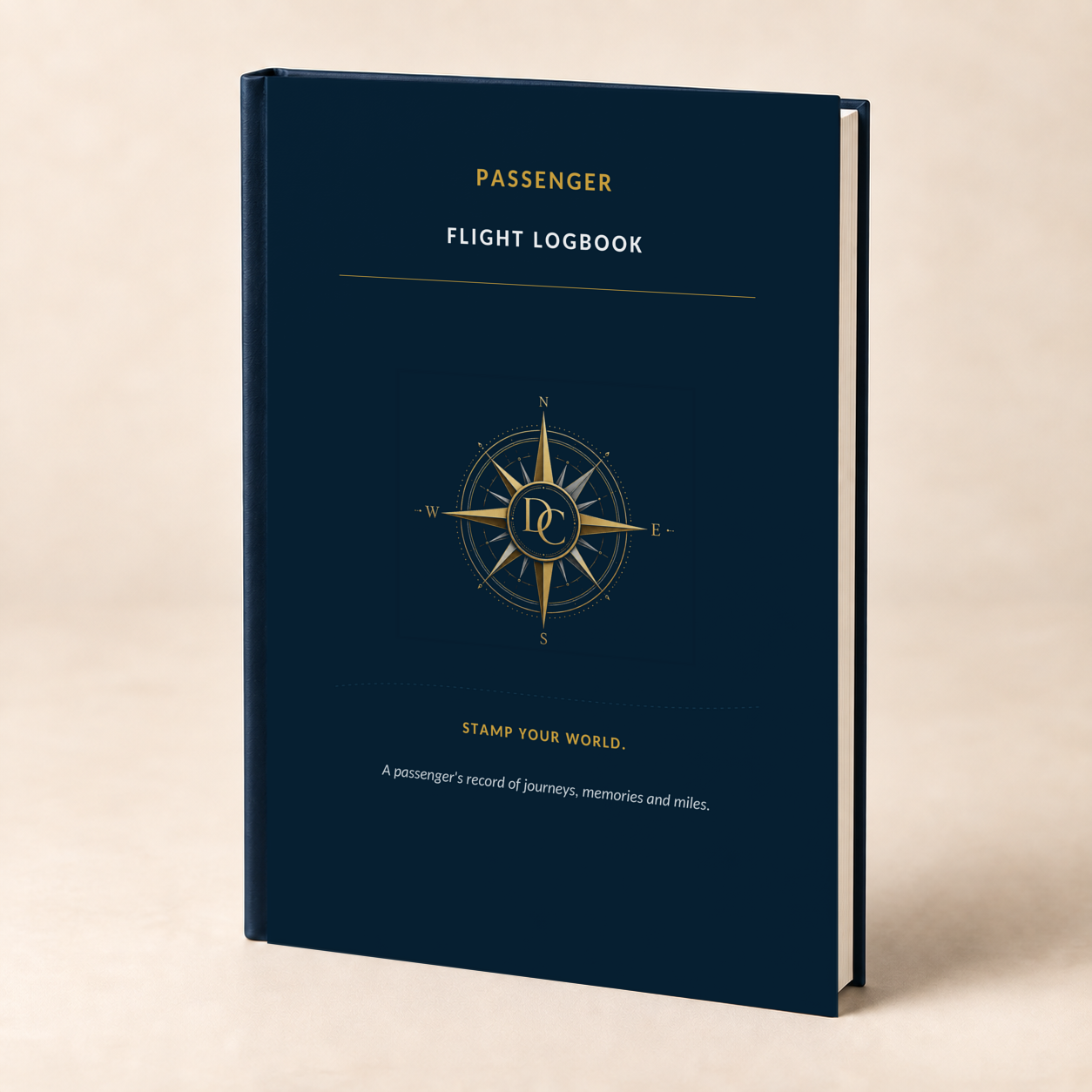 Doukii Compass Passenger Flight Logbook front cover